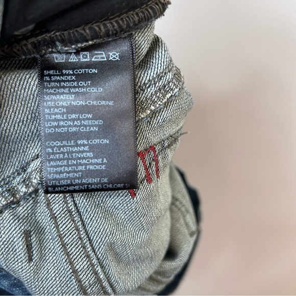 BDG Moto Style Jeans with Ankle Zippers Relaxed Slim Fit Tapered Size 29 - Picture 4 of 11